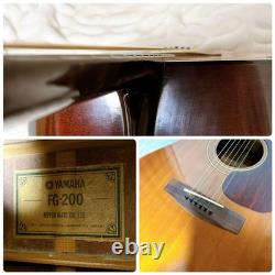 YAMAHA Acoustic Guitar FG-200 Green label Japan Vintage'70s Made Used