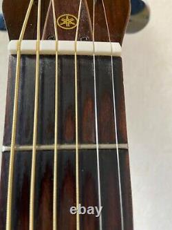 YAMAHA FG-152 Acoustic Guitar Made in Japan Vintage Orange Label Good Sounds QQ