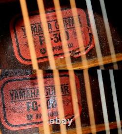 Yamaha FG300 Red Label'Nippon Gakki' Acoustic Guitar, Made in Japan