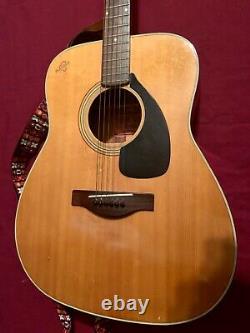 Yamaha FG-180 Nippon Gakki Red Label Acoustic Guitar 1960's/1970s made in Japan