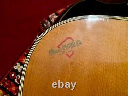 Yamaha FG-180 Nippon Gakki Red Label Acoustic Guitar 1960's/1970s made in Japan