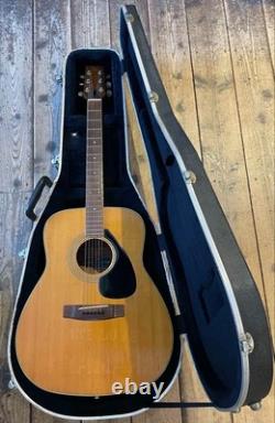 Yamaha FG-300J Acoustic Guitar Black Label with Hard Case Made in Japan From JAPAN