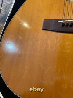 Yamaha FG-300J Acoustic Guitar Black Label with Hard Case Made in Japan From JAPAN