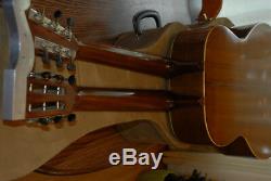 1917 Sears Roebuck Harmony Fait Supertone Double Cou Acoustique Guitare Harpe