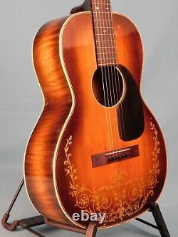 1933 Kay Kraft Made Oahu Model 68b Jumbo Acoustic Guitar. 12 Cou Frette