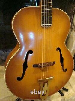 1936, Gibson L-5 Acoustic Archtop Guitar, Great Action &tone Made In Kalamazoo Etats-unis