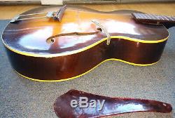 1951 Vintage Sunburst Epiphone Zenith Archtop Guitare Acoustique Made USA Carvedtop