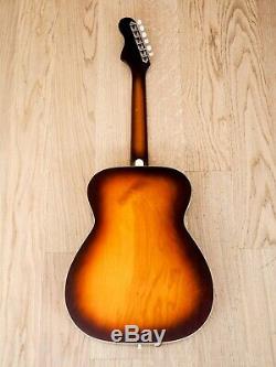 1969 Harmony H167 Vintage Sunburst Guitare Acoustique Usa-made