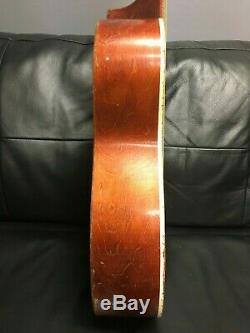 1969 Vintage Stella Harmonie Guitare Renforcé D'acier Neck Made In USA