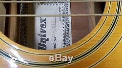 1970 Univox De U-3012 Glossy Blond Naturel Guitare Acoustique Made In Japan De Nice