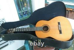 1970's Yamaha G170a Nippon Gakki Guitar Et Cas Acoustic Classique /made Au Japon
