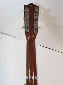 1970s Vintage Harmony Acoustic Parlor Taille Guitare Modèle H0201 Coréen Made