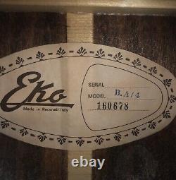 1980 Eko Ba4 Acoustic Bass Fabriqué En Italie (disponible Le 2 Février Comme Je Suis À L'étranger)