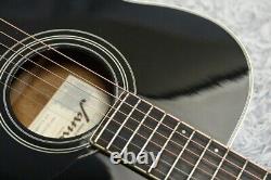 2011 Made Solid Spruce Top Haute Qualité Acoustic Guitar Jamse Jf-400 Noir