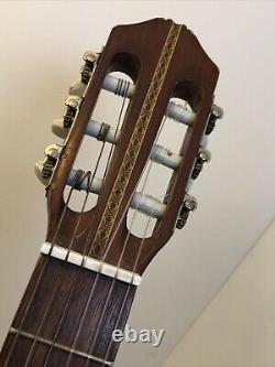 80's Hondo H310 Guitare Acoustique Classique Fabriquée En Corée Petites Chips Comme Est