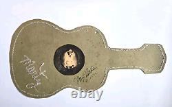 AUTographe UNIQUE DE MARTY ROBBINS 1982 Design de guitare fait main Opryland