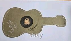 AUTographe UNIQUE DE MARTY ROBBINS 1982 Design de guitare fait main Opryland