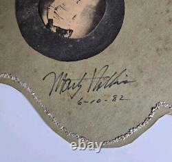 AUTographe UNIQUE DE MARTY ROBBINS 1982 Design de guitare fait main Opryland
