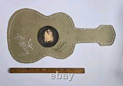 AUTographe UNIQUE DE MARTY ROBBINS 1982 Design de guitare fait main Opryland