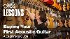 Acheter Votre Première Guitare Acoustique : 5 Choses à Considérer - Guide Du Débutant