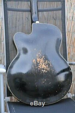 Alte Gitarre Guitare Hoyer Schlaggitarre Archtop Made In Germany