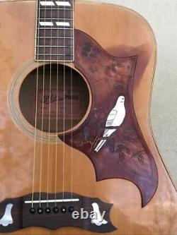 Aria Pro II Custom Wd-35 Dove Model Aria Matsumoku Acoustic Guitar Made In Japan