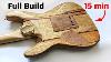 Artisanat Un Ultra Stratocaster Complet Construction U0026 Test De Son