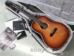 Avalon D340a Hand Made N Ireland Guitar & Hiscox Case & Jjb Prestige 430 Pick-up