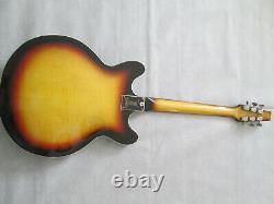 Baldwin 706 Guitare Électrique Semi Acoustique Fabriquée En Angleterre Vers 1967