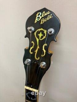 Banjo Rb-1000 Fabriqué Par Blue Bell Bluebell Vintage 5 Ficelle Avec Étui Dur Utilisé