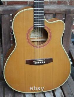 Beauty Rare Ibanez Model N600 Acoustic/electric Cut-away Guitar Made In Korea