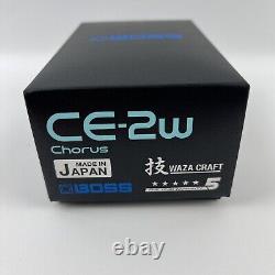 Boss CE-2W Chorus Waza Craft Pédale d'effets pour guitare neuve dans sa boîte fabriquée au Japon