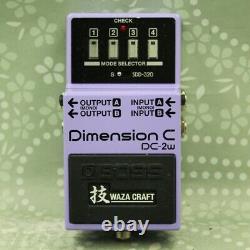 Boss Dc-2w Dimension C Waza Craft Made In Japan Chorus Effect Pedal (z8j3919)