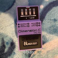 Boss Dc-2w Waza Craft Stereo Dimension Chorus Fx Pedal Roland Mij Made In Japan