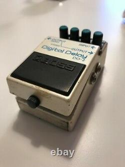 Boss Dd2 Digital Relay Pedal - Label Bleu Fabriqué Au Japon - 1985 Dd-2 Long Chip