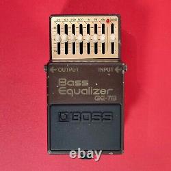 Boss Ge-7b Bass Graphic Equalizer 1987 Mij Made In Japan Vintage Effects Pedal