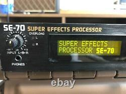 Boss Pro Se-70 Processeur D'effets Super Fabriqués Au Japon Effect Unit (af75415)