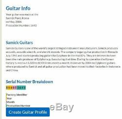 Dove Natural Epiphone Guitare Acoustique 6 Cordes Made In Corée