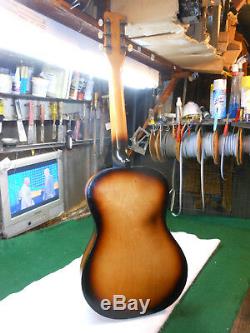 Egmond Vintage Made In Holland Stadium Salon Guitare Acoustique Joue Une Action De Nice