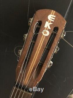 Eko Colorado Vintage Guitare Acoustique Made In Italy 1960 Rare Bon État