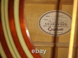 Epiphone Ej200 Vs Guitare Acoustique Made In Corée (samick) 1997 Avec Le Cas Dur