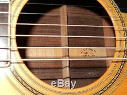 Fabriqué Au Japon 1975 Yamaki Yw60 Simplement Terrific D45 Style Guitare Acoustique