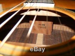 Fabriqué Au Japon 1975 Yamaki Yw60 Simplement Terrific D45 Style Guitare Acoustique