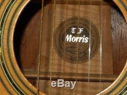 Fabriqué Au Japon 1978 Morris W50 Guitare Acoustique Absolument Terrific Style D45