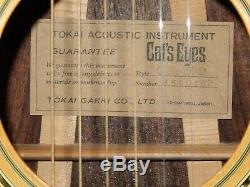 Fabriqué Par Tokai Gakki Eyes De Chat Ce450d 1982 Guitare Acoustique Style Martin D35