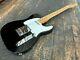 Fender Telecaster Black Electric Guitar Made In Mexico & Cadeaux Gratuits