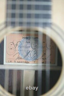 Franklin Steel String Om Acoustique Hand Made Acoustic Guitare