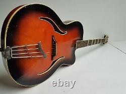 GUITARE DE JAZZ SUNBURST DES ANNÉES 60 fabriquée en ALLEMAGNE