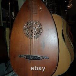 GUITARE LUTH SCALLOPÉE fabriqué en ALLEMAGNE