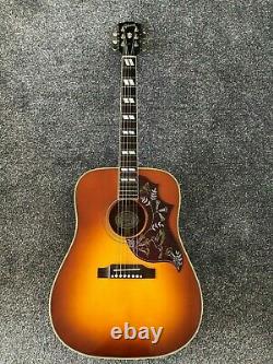 Gibson Hummingbird Honeyburst Fabriqué En Guitare Acoustique Américaine. À Peine Jamais Joué